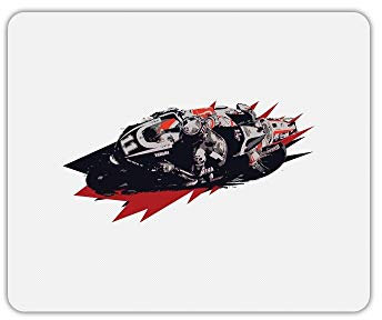 Tapis de Souris Rectangle imprimé Moto GP