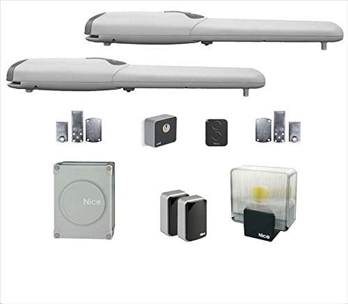 NICE Kit Completo Wingo 4024 per AUTOMAZIONE CANCELLI A Battente 24V