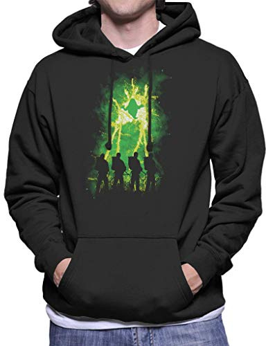 Cloud City 7 Cleaning Up Town Ghostbusters Men's Hooded Sweatshirt Black