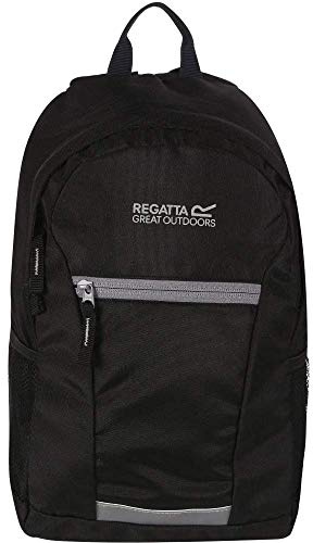 Regatta Unisex-Kind Jaxon III Rucksäcke, Black/RockGrey, One Size