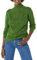 Amazon Essentials Damen Langarm-Pullover Für Den Winter, Soft-Touch-Zopfmuster Mit Trichterausschnitt, Grün, XXL