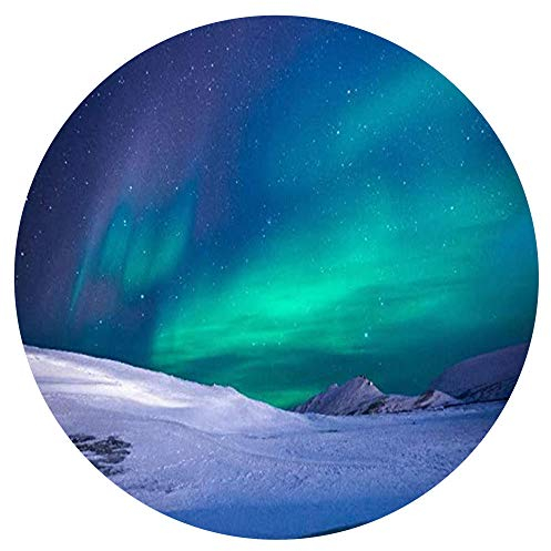 Yingxin34 Puzzle 1000 Stück Arctic Aurora Aurora Borealis Klassisches Puzzle DIY Kit Spielzeug Einzigartiges Geschenk Home Decor Rundpuzzle