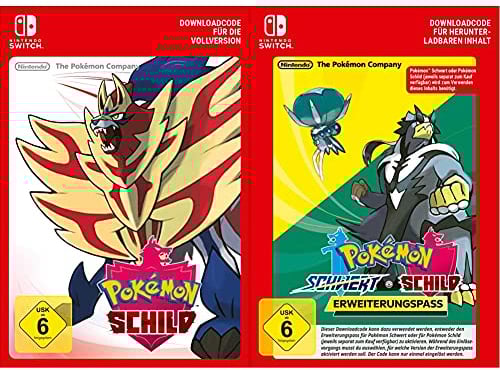 Pokémon Schild | Switch - Download Code & Pokémon Schwert oder Pokémon Schild: Erweiterungspass | Nintendo Switch - Download Code