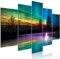 murando - Akustikbild 225x112 cm Bilder mit Akustikschaumstoff Hochleistungsschallabsorber Schallschutz Leinwandbild XXL 5 tlg Wandbild c-C-0192-b-m