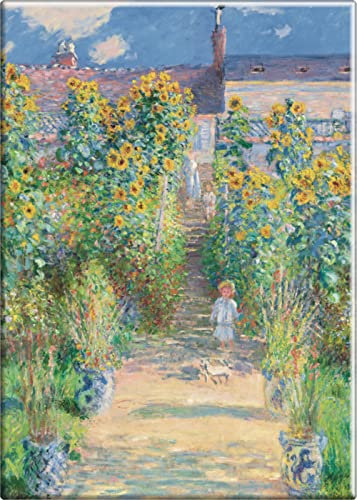 Claude Monet Magnet The Artist's Garden at Vétheuil, 6,3 x 8,9 cm