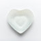 Sienna Glass Decorative Glass Bowl – Heart Design – White & Silver Handmade Gift Idea for Special Occasions