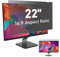 22 inch Computer Privacy Screen Filter for 16:9 Widescreen Display, SOPPY Monitor Screen Privacy Filter,Anti Spy Anti-Glare Blue Light Blocking Screen Protector Film (WxH: 487mmx274mm)