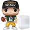 POP Fu ball: Packers Aaron Rodgers Super Bowl Champions XLV Funko Vinyl-Figur (geb ndelt mit kompatibler Box-Schutzh lle), mehrfarbig, 9,5 cm