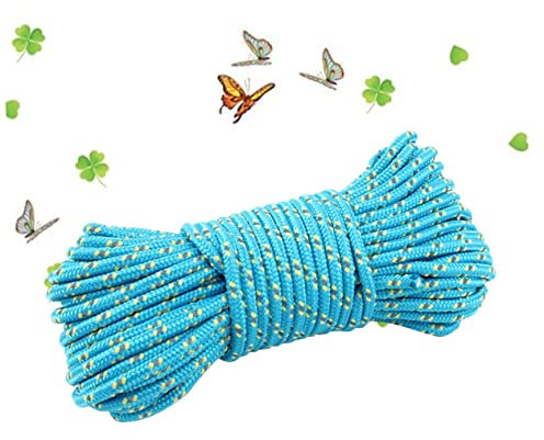 Garneck Corde De Parachute Réfléchissante De 20 M Épaisseur 5 Mm Idéale pour Le Camping La Randonnée Et La Survie