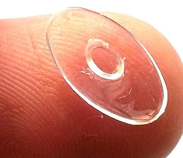 SPORTS WORLD VISION Premium Grade Oval Shaped Glasses Nose Pads | Push-in Silicone Nose Pads for Spectacles 12.5 mm/0.5'' | 5 Pairs Nose Pads for Glasses, Sunglasses & Reading Glasses Repair kit