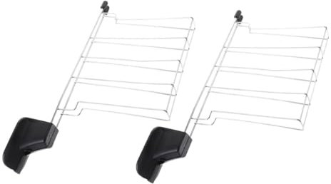 YARNOW 2 Piezas Parrilla Tostadora Parrilla Tostadora Parrilla Tostadora Rejillas para Calentar Tostadas Piezas De La Máquina De Tostadas Tostadoras Acero Inoxidable Silicona Familiar