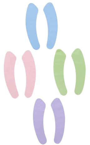 Mikikit 4 Paare toilettenauflagen Toilettensitzbezugkissen beheizbarer klodeckel beheizter toilettendeckel Toilleten Sitz beheizter Toilettensitz selbstklebendes Toilettensitzpolster