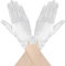 ZLLkeji Braut Handschuhe Weiss Kurze Satin Handschuhe Ultra Stretch Tanzhandschuhe Party Weiche und Atmungsaktiv Handschuhe Kurze Finger Damen Geschenk