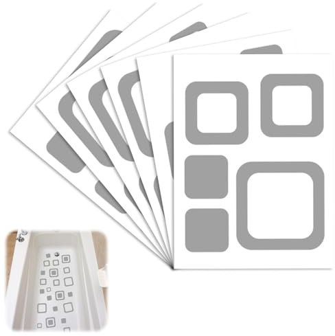 Joynine 36 Piezas Pegatinas Antideslizantes para Bañera - Pegatinas Antideslizantes Ducha - Alfombra Antideslizante Bañera - Tiras Antideslizantes Bañera - para Escaleras y Zonas Húmedas