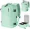 VOESLD für Easyjet Handgepäck 45x36x20, Handgepäck Rucksack Herren Damen Laptop Rucksack Wasserdicht, Reiserucksack Hellgrün, Kann als Sportrucksack, Arbeitsrucksack