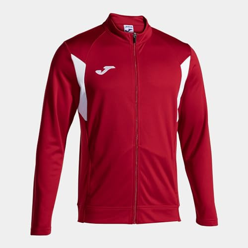 Joma - Herren-Sweatshirt - Winner III - Reißverschluss, Rot/Weiß, XXL