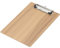 PATIKIL 8,9x6,3 Holz-Schreibbrett, A4 Briefgröße Klemmbretter aus Hartfaserplatte mit flachem Clip für Büro, Klassenzimmer, Kirschholz-Textur