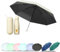 EEPLUYTY Mini-Regenschirm, Sechs-Knochen-Regenschirm, UV-Schutz-Regenschirm, Sonnenschutz-Regenschirm für den Außenbereich, Regen- oder Sonnenschein-Regenschirm, praktisch und tragba（Warme Sandfarbe）