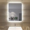 SONNI LED Badspiegel Lichtspiegel LED Spiegel Wandspiegel mit Touch-Schalter badspiegel mit Beleuchtung 80x60 cm 3 einstellbare Lichtfarben und Anti-Beschlag