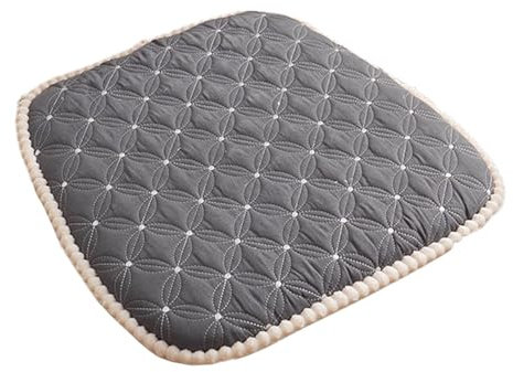 Kioriur Stuhlkissen, Stuhlkissen | Arbeitsstuhlbezug für Bürostühle | dickes Stuhlkissen, Bürostuhlkissen mit festem Gurt