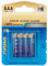 Lot de 4 Piles alcalines LR03 (AAA) 1,5 V - Parfaites pour Les télécommandes, Les Lampes de Poche et Les Jouets - Profitez d'une énergie Durable et fiable au Quotidien.