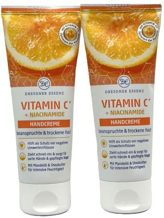 2er Pack. Dresdner Essenz Handcreme Vitamin C + Niacinamide 2 x 75ml