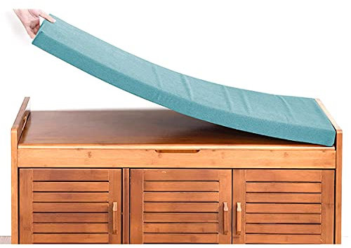 Sitzkissen für Gartenbank, 2 oder 3-Sitzer, für Esszimmer, Terrasse, Liegestuhl, Bank für Innen- und Außenbereich, Küche, Schaukel, 60x30x2 cm Beige