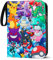 Sammelkarten Album für Pokemon Karten, 4-Taschen Kartenmappe, 400 Karten Kapazität, PU-Leder, wasserdicht, mit Reißverschluss, perfekt für Sammler