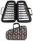16 Hinweis Glockenspiel Xylophon für Kinder, Aluminiumplatten -Percussion -Instrument mit Gehäuse, Schläger, Spielen mit Eltern, Musik Sinnesentwicklung (BLACK)
