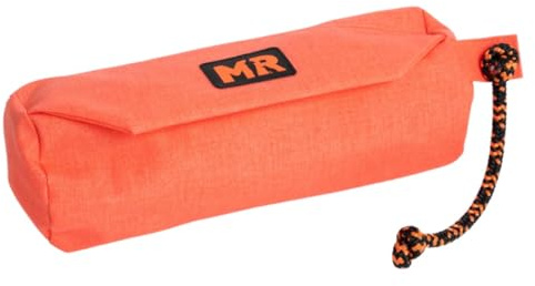 Martin Rütter – Futterbeutel Dummy Koralle L – Futterdummy Hund wasserabweisend & waschbar, mit Reißverschluss & Wurfschnur – Apportierbeutel für Hundetraining – Für Trocken- & Nassfutter, Leckerlis