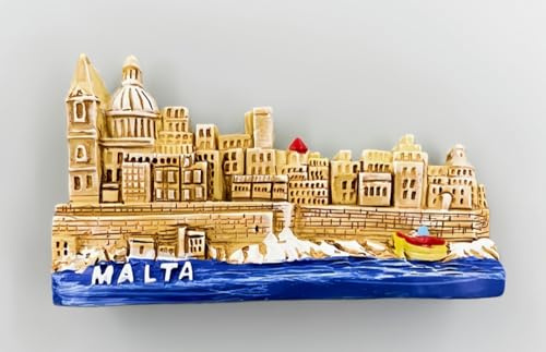 Malta Reise-Souvenir, 3D-Kühlschrankmagnete, Kühlschrankdekoration, Magnet