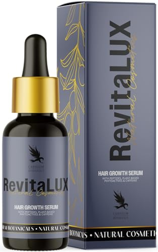 Carnium Botanicals RevitaLUX – Haarserum, 30ml | Niacinamide, Koffein, Rosmarin, Kopfhaut Serum, Natürliche Haarkur, Haarpflege