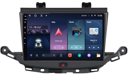 Car Stereo per Opel Astra K 2015-2019 Android 15 9 Pollici Touch Screen con Bt Gps Wifi Radio Backup Camera Per, 4 Core 4G+64G