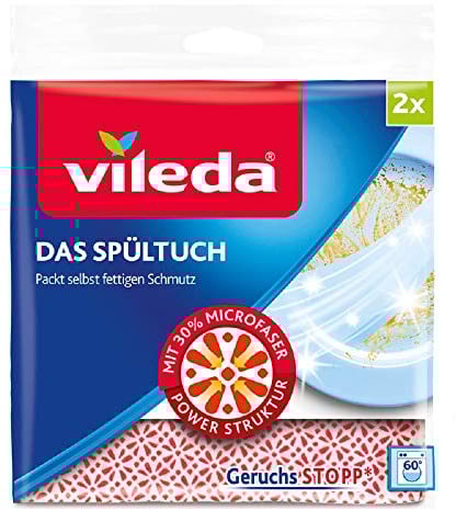 Vileda Spültuch 34 x 34 cm, 2er Pack