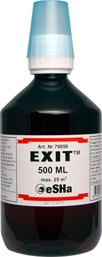 eSHa - EXIT - bekämpft Ichthyo oder Weißpünktchenkrankheit (Ichthyophthirius) und Samtkrankheit (Oodinium) - 500 ml