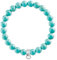 Thomas Sabo Damen Charm-Armband Türkis Charm Club 925 Sterling Silber X0213-404-17