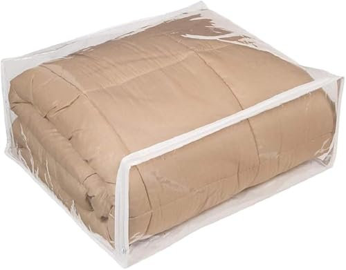 Fba Clear Vinyl Zippered Storage Bags 24x20x11 Inch set of 5