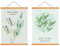 Radezon Posterleiste Posterschiene Poster, Magnet Magnetische Holz Poster Aufhänger Halter Rahmen Leisten Bild Bilder Bilderleiste Bilderrahmen 40x60 40x50(40cm, Teakholz, 2 Packungen)