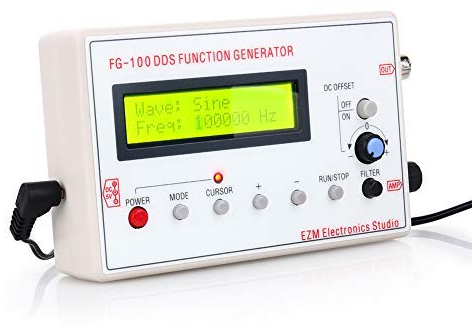 Qiilu Generatore di Segnali Funzionale 1HZ-500KHz con Onde Sinusoidale, Triangolare e Quadra, 4 Canali, 10V DC, Part Number Tbestasdga3131