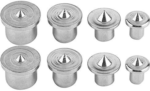8PCS Dowel Pins, Dowel Centre Point Set, Woodworking Alignment Tool Steel Dowel Pin Centre Points Marker Drill Center 6mm 8mm 10mm 13mm