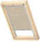 VELUX Original Roof Window Translucent Roller Blind for C02, Natural, with Grey Guide Rail