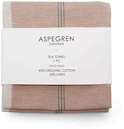 Aspegren Küchentuch Teatowel Pinstripes Latte