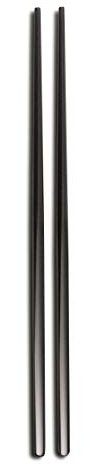 COMAS 7422 Chopsticks Set KYOTO SCHWARZ Edelstahl 18/10 / PVD-Beschichtung / Black-Finish