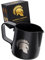 Barista Legends Latte Macchiato Espressokännchen Kronos Schwarz matt - Edelstahl Espressokanne zum gießen von Espresso für perfekte Milchschaum Schichten (Schwarz 100ml)