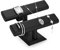 Oirlv Uhrenständer mit 2 Ebenen,Schmuckständer und Display für Armreif,Armband,uhr,und Armbänder(Schwarz)