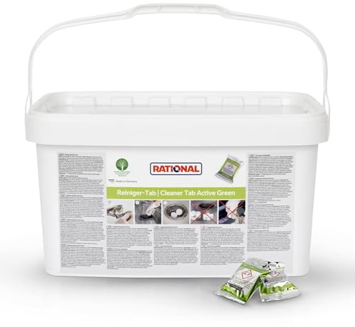 We Can Source It Ltd – Active Green Detergent Cleaner Tablets (56.01.535) - Combi Oven Cleaning Tablets for Rational and Lincat SCC Ovens - Professional-Grade Hygiene Solution - Tub of 150