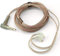 FAAEAL KZ ZST Earphone Upgraded Cable 2 Pin 0.75mm OFC Replacement Detachable Cable 3.5mm Gold-Plated Replacement Earphone Wire for KZ ZSR ED12 ES4 ZS10 AS06 AS10 EDX Headphones (No Mic, B Pin)