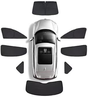 Auto Sonnenschutz für Skoda Kodiaq, Front Heck And Seitenscheibe UV Schutz Auto Intern Komplett Schwarz