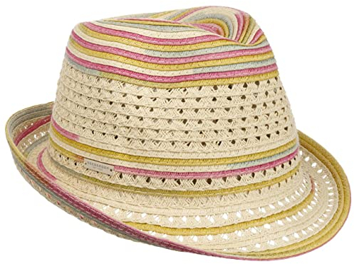 Seeberger Revola Trilby Strohhut Sommerhut Sonnenhut Gartenhut Strandhut (One Size - pink)