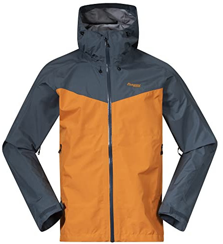 Bergans Herren Skar Light 3L Shell Jacke, Cloudberry Yellow-Orion Blue, M